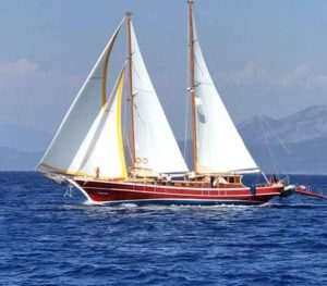 Peaceful cruising and scenic lounging areas ready for charter guests on Seyma Kaptan