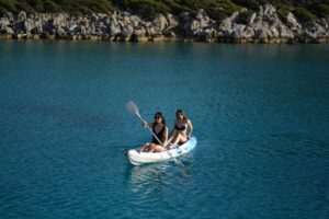 Joker tender boat and water toys ready for charter guests on Prenses Esila