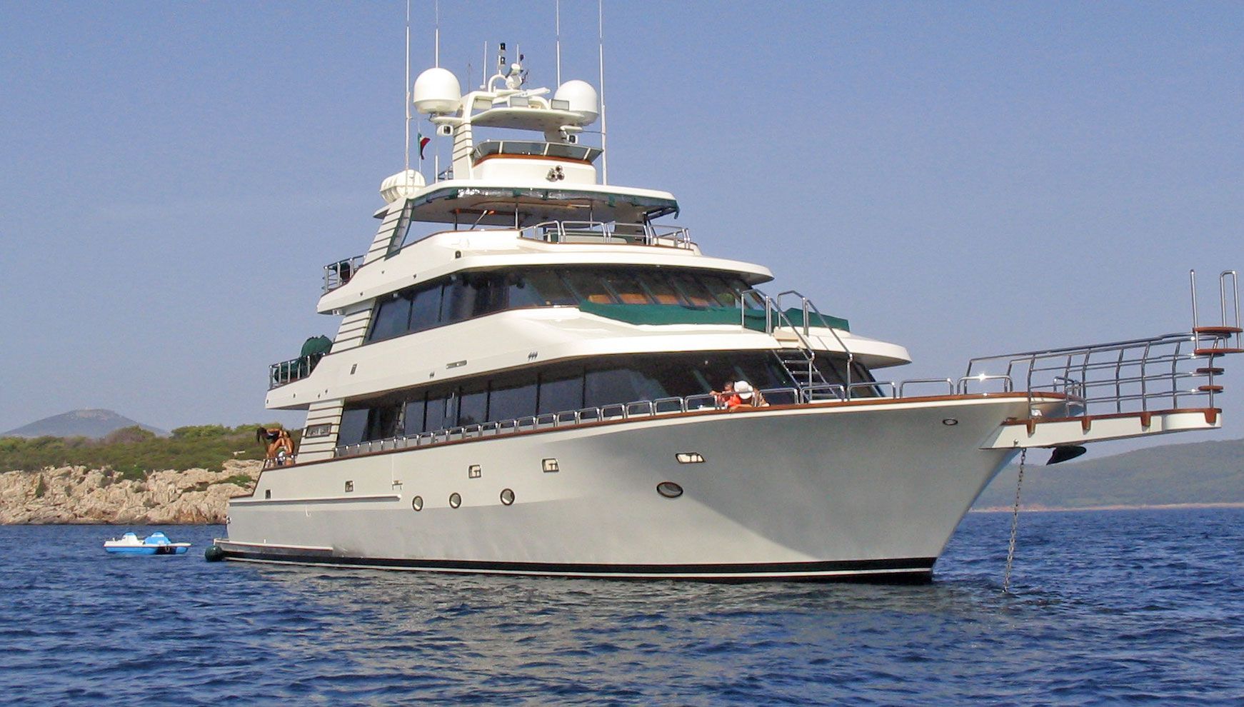 how much is a mega yacht charter