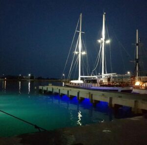 Blue Bird 22m luxury gulet cruising along the Göcek coastline