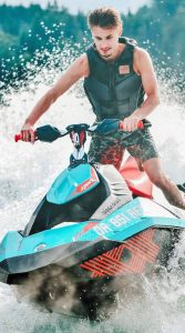 Rich selection of water sports and sea toys offered by the Illusion II yacht