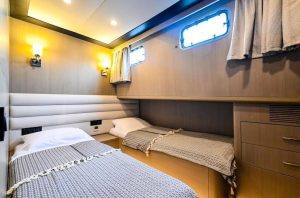 Eser 1 luxury gulet elegantly designed comfortable cabin interior