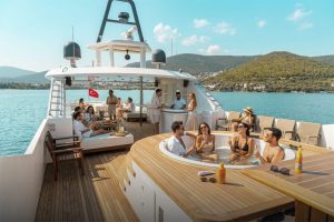 Ultimate Luxury Motor Yacht Charter in Bodrum: Experience the Alkonost