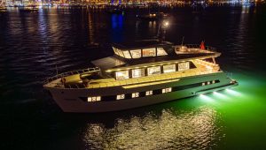 M/Y Alessandro luxury motor yacht cruising in Bodrum waters
