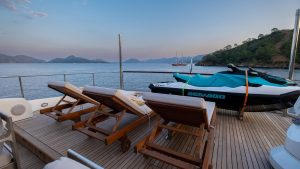 Sea-Doo Spark Trixx jet ski and water sports equipment on luxury yacht D MARE