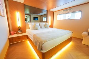 Floating Boutique Hotel: Unrivaled accommodation featuring 10 exquisitely appointed staterooms with spectacular ocean views.