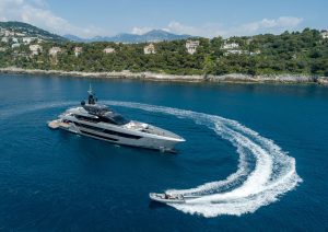 54m luxury superyacht Sairu cruising in Bodrum Turkey for charter