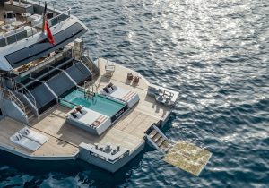 Seadoo Spark Trixx jet-ski and water toys available on Sairu yacht charter