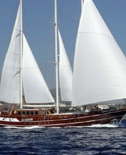 Three masted Motor sailer