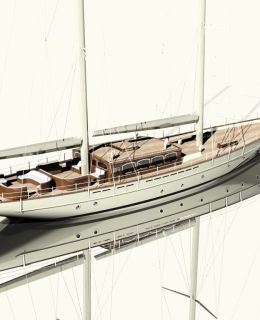 40m Sailing Yacht Abandoned