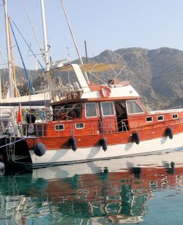 Teak Mahogany MotorBoat for Sale (2)