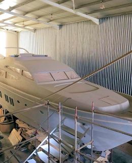 Epoxy Laminated Motoryacht (2)