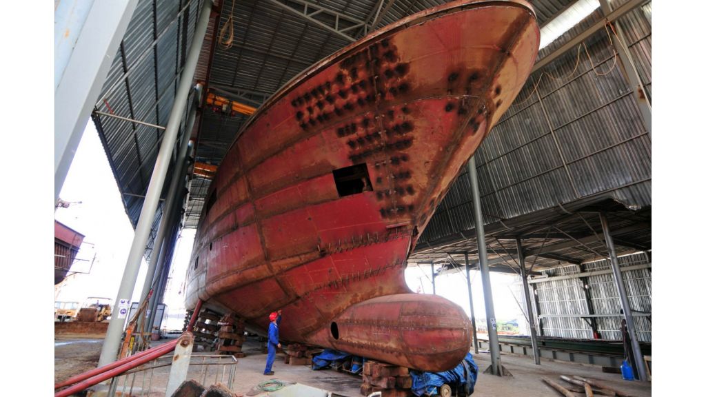 steel yacht project for sale