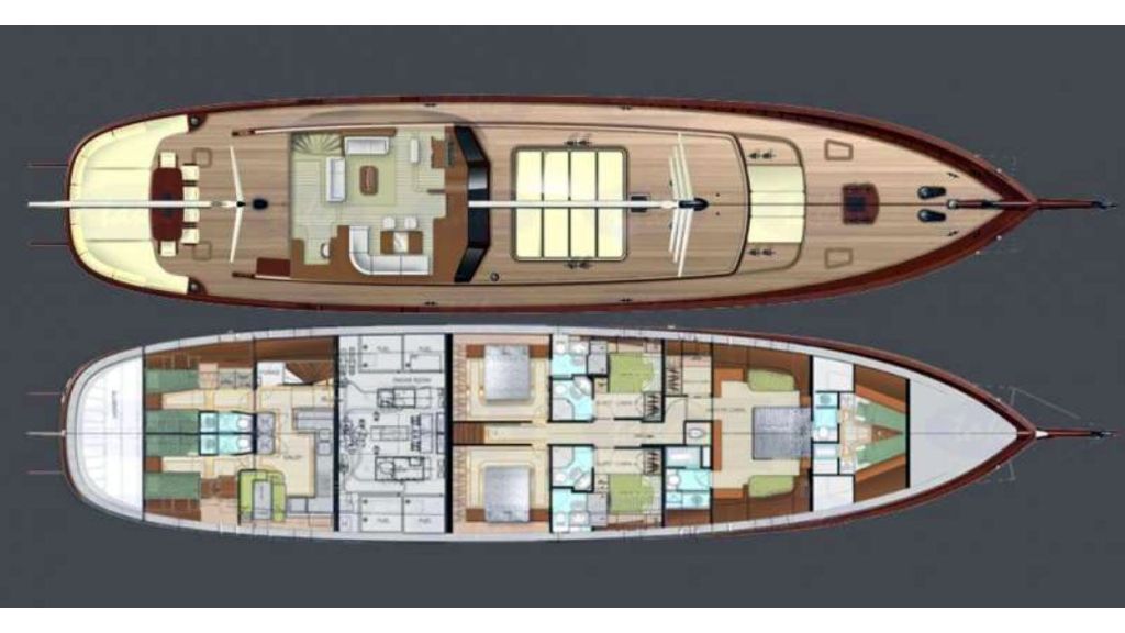 luxury-5-cabins-gulet-for-sale-layout-plan