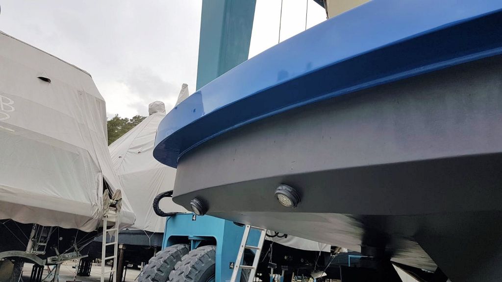 24m Steel Trawler Yacht DryDocked (8)