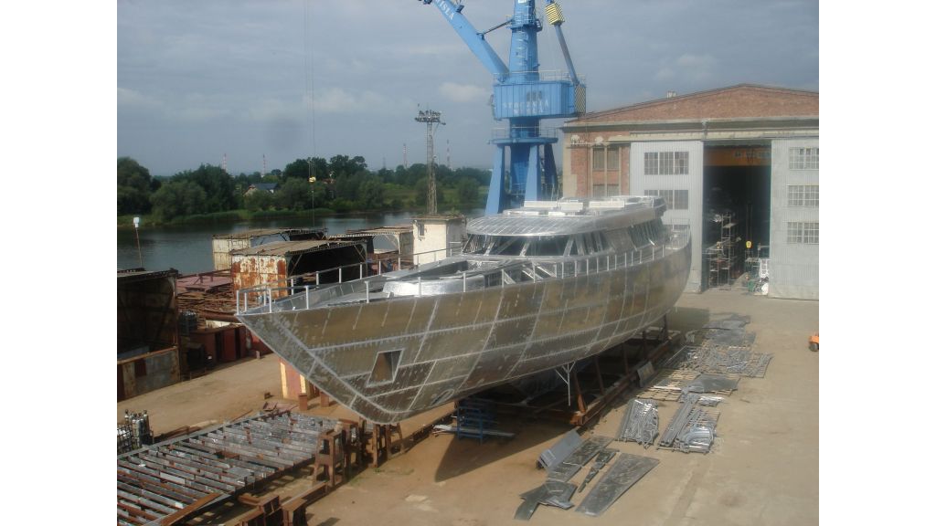 Aluminium Hull Motorsailer