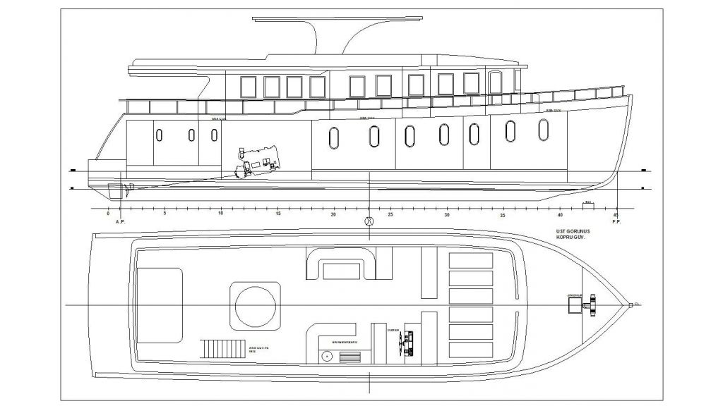 Simay S Motor Yacht (64) - layout