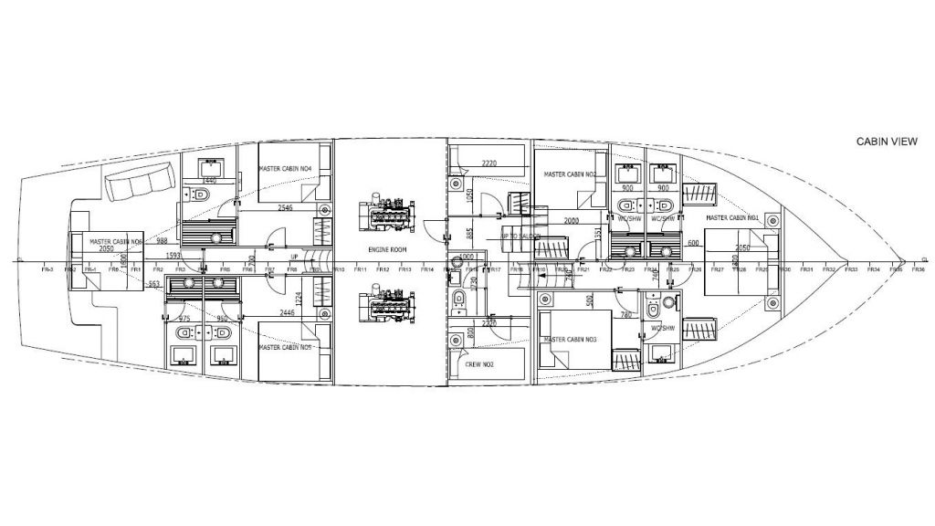 2022-built-gulet-for-sale-layout-lower-deck