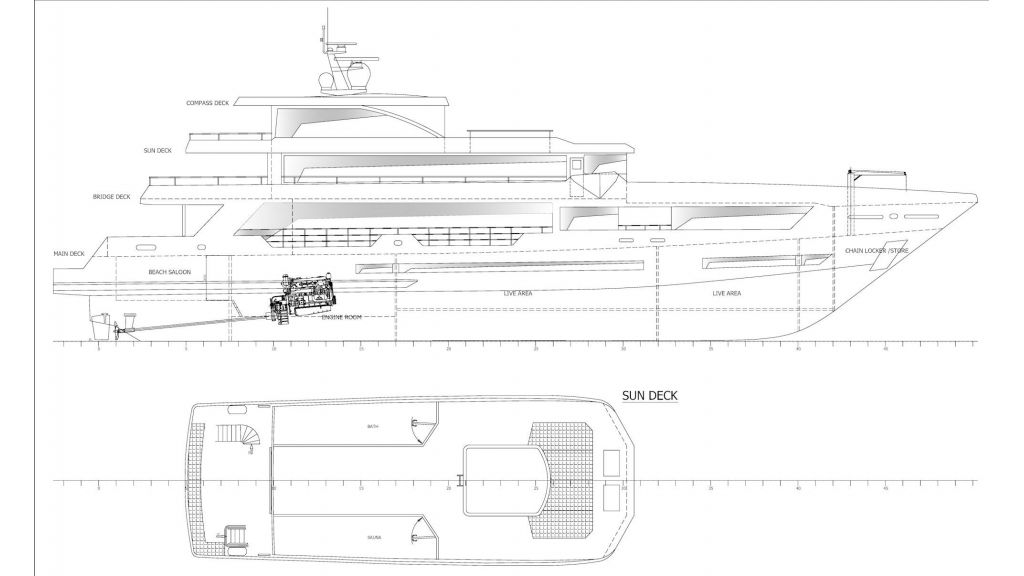 Adamaris Motor Yacht - Layout