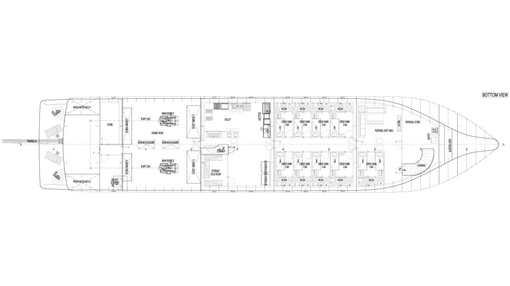 Limitless-Yacht-Layout-Bottom-View