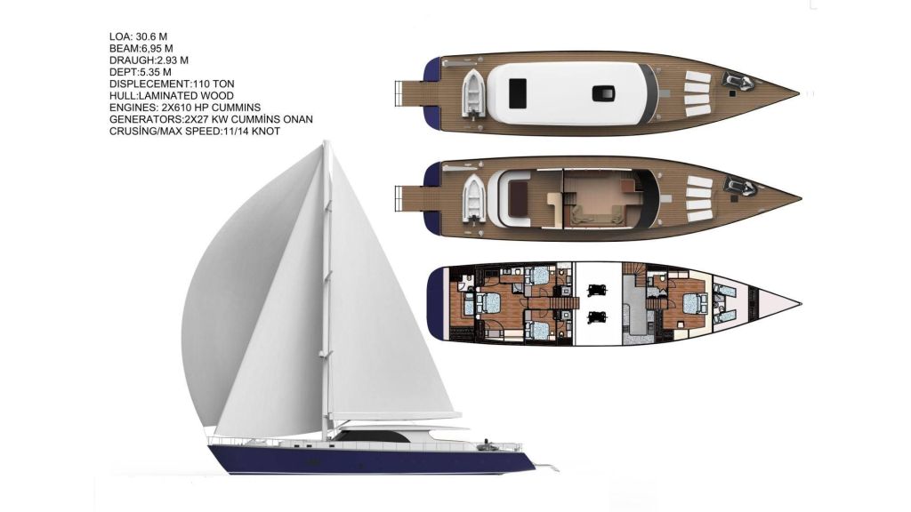 Modern Design Sailing Yacht (9)