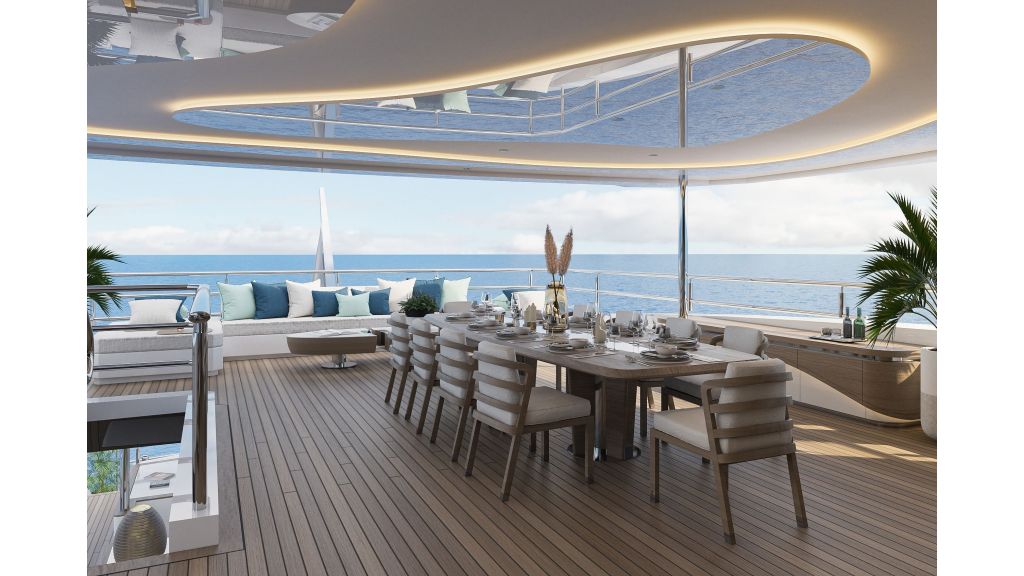 eternal-spark-yacht-charter-bridge-deck-dining-table (012)
