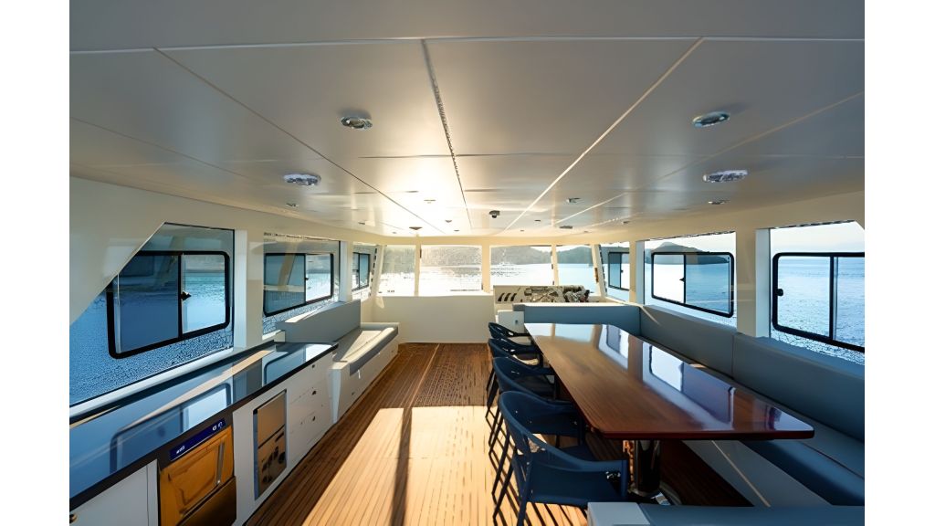 Motoryacht Alessandro, Motoryacht Alessandro, Swim Platform (17m²): A generous 17m² swim platform provides easy access to the water, making it perfect for swimming, diving, or just relaxing by the sea