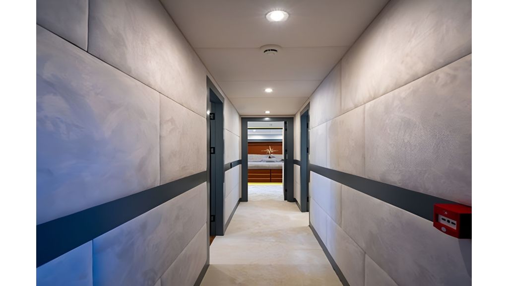 Motoryacht Alessandro, Motoryacht Alessandro, Swim Platform (17m²): A generous 17m² swim platform provides easy access to the water, making it perfect for swimming, diving, or just relaxing by the sea