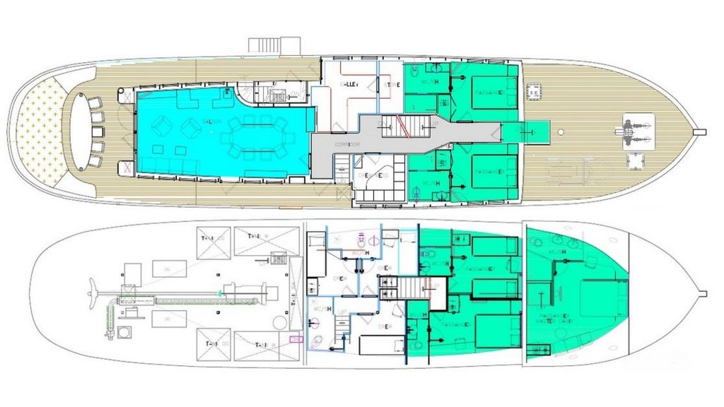 Classic Motor Yacht Gallant (041)