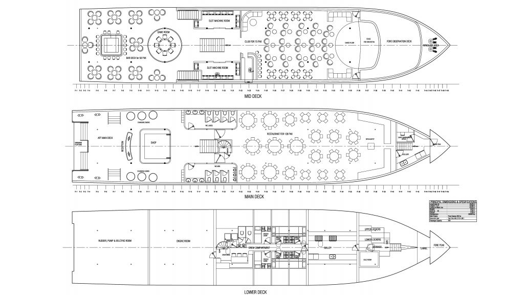 Daily Cruise Party Ship (0) Layout - 1