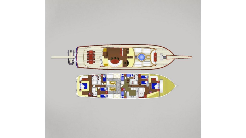 Blue Heaven Gulet - Layout (001)