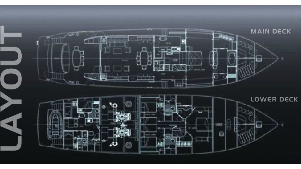 Turquaz Motoryacht Layour