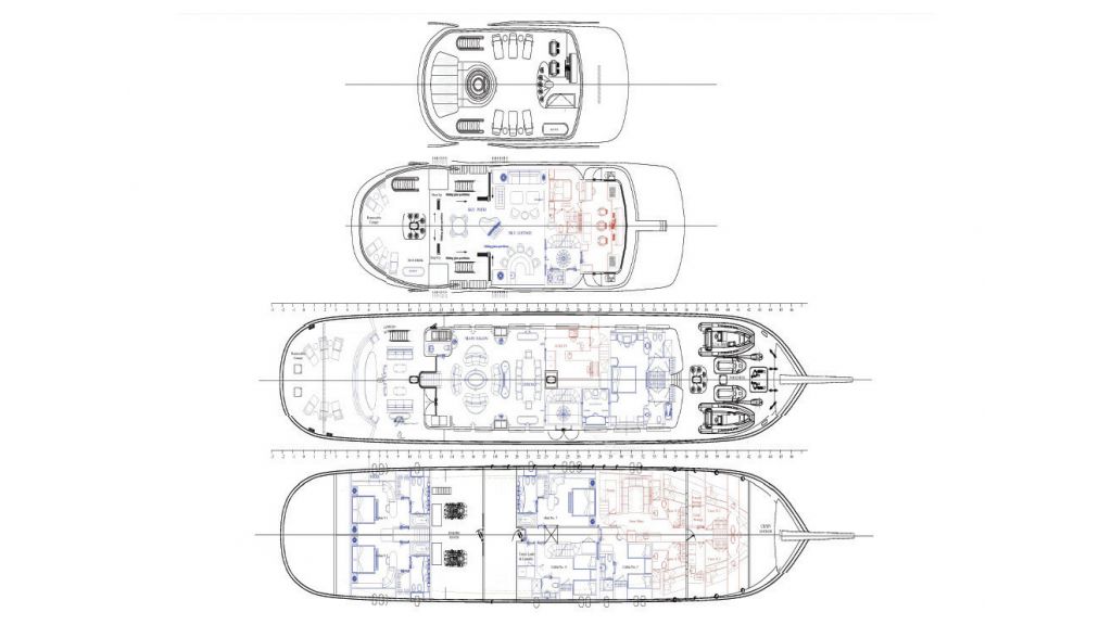 Steel motorsailer Yacht