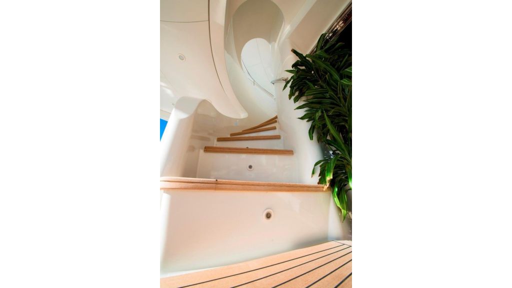 Motor Yacht Aktobe Stairs