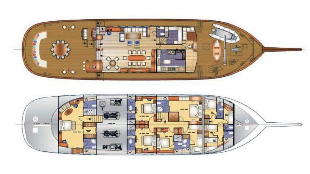 Steel Schooner layout