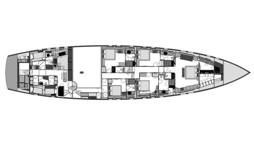 Superior Quality Motor Sailer layoute plan