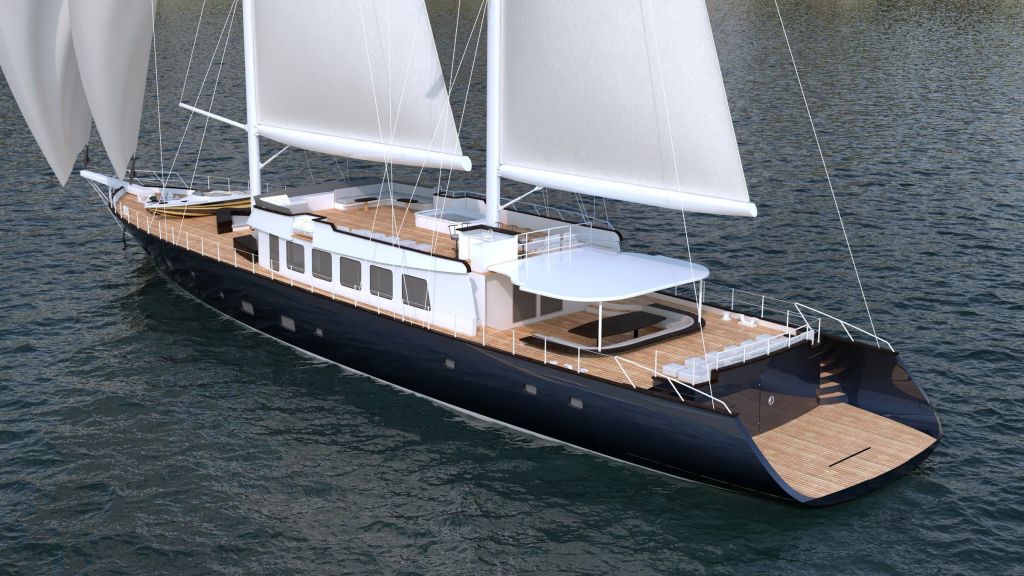 50m Steel Sailing Yacht (1)