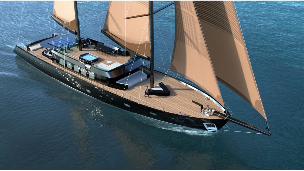 50m Steel Sailing Yacht