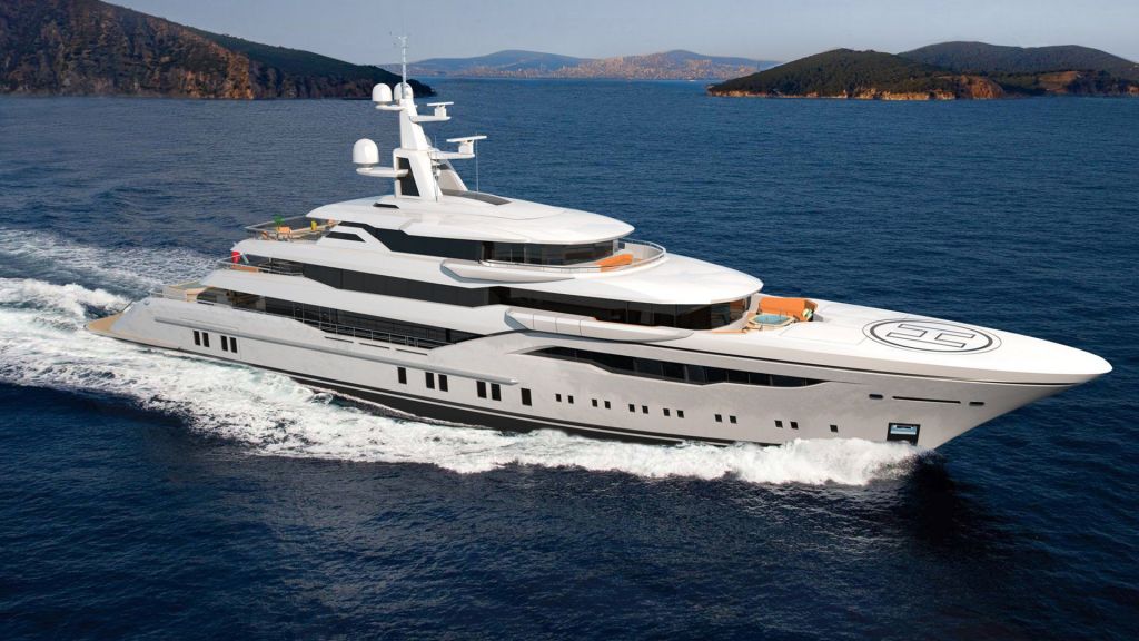 74m Mega Yacht in Construction (1)