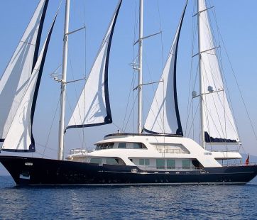 Steel Motorsailing Yacht master