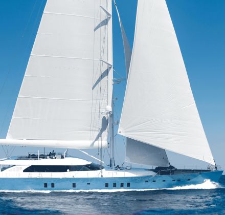 Luxury Motor Sailing Yacht